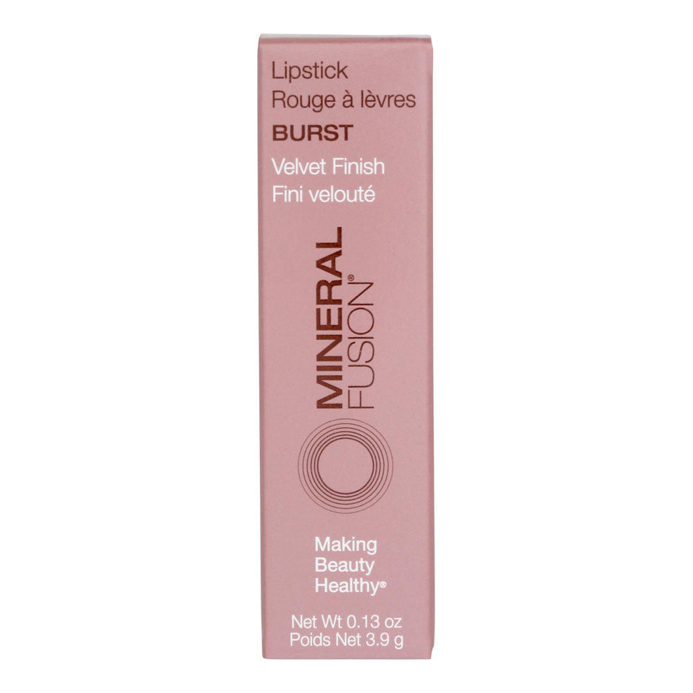 Mineral Fusion Lipstick, Burst, 0.13 Oz